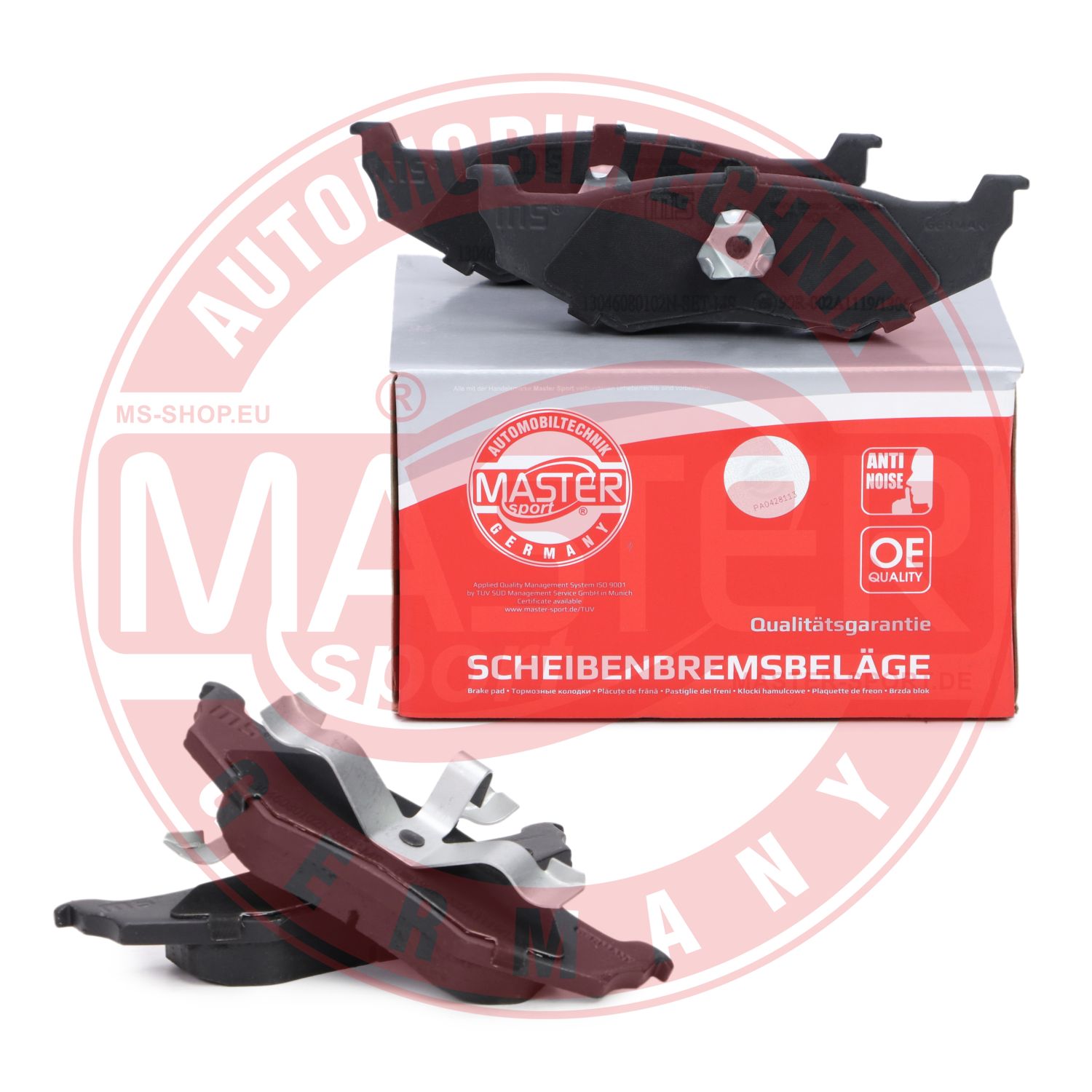Placute frana MASTERSPORT GERMANY 13046080102N-SET-MS